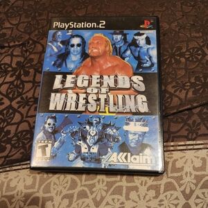 Legends of wrestling Playstion 2 game.